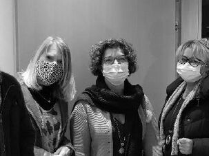 Von links: Prof. Peter Chott, Stephanie Brünig, Beate Altmann, Margit Vogt